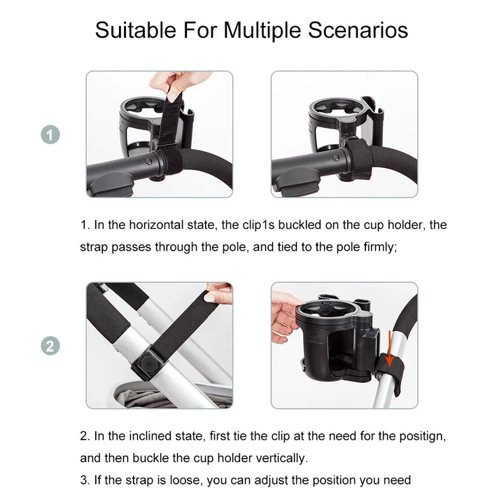 Universal Stroller Cup &amp; Phone Holder