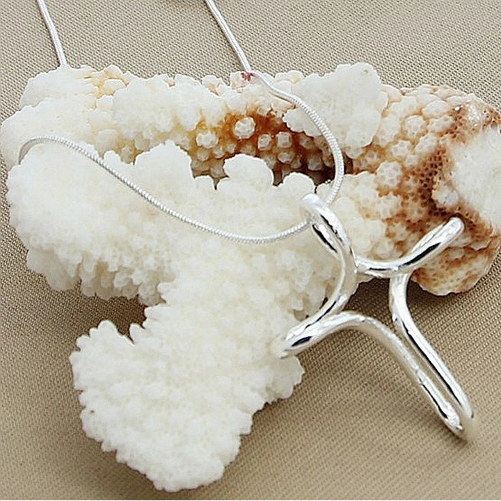 Classic Sterling Silver Cross Pendant Necklace