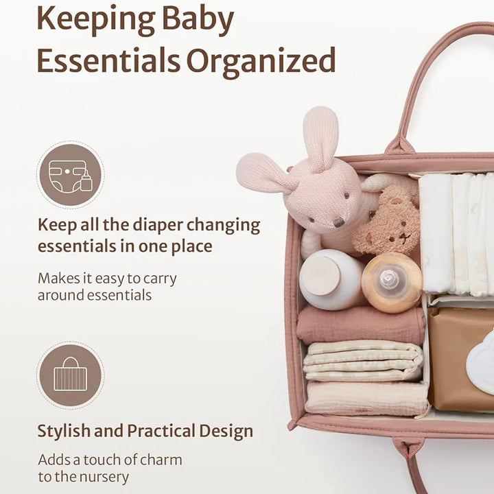 Baby Multifunctional Diaper Organizer Bag