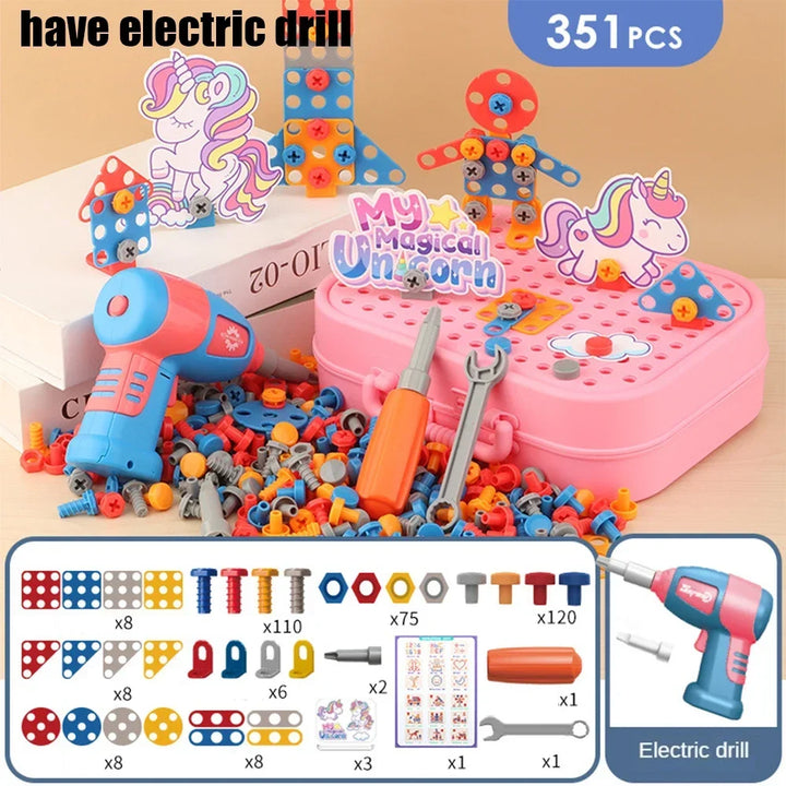 Children’s Electric Drill Tool Set