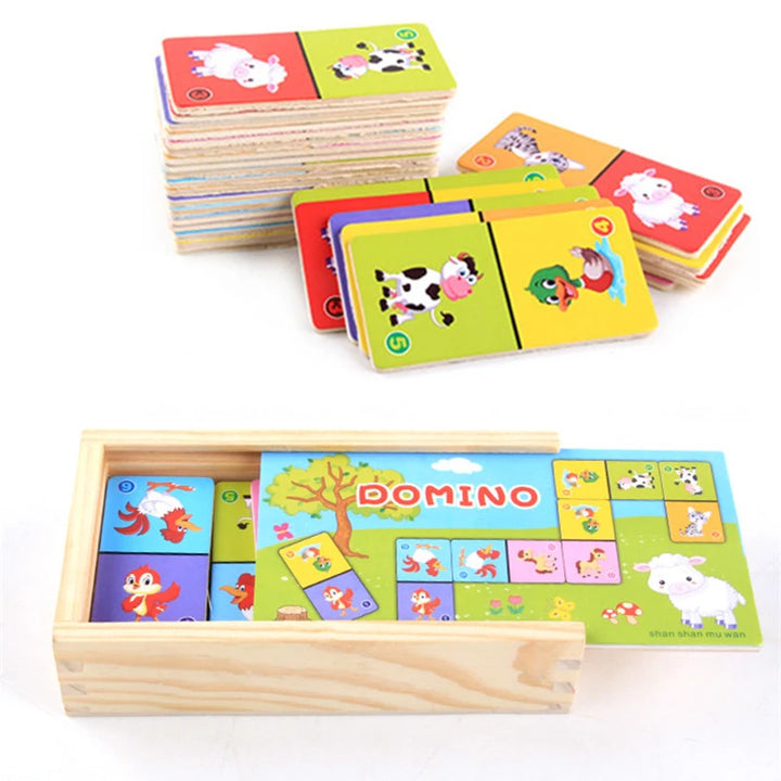 Montessori Animal Solitaire Domino