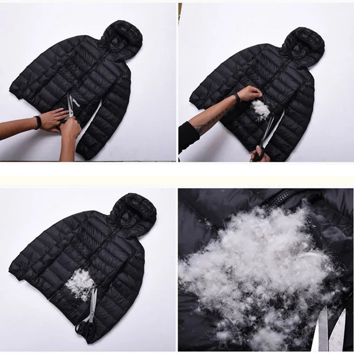 90% Ultra-Light Thin Down Jacket Women