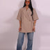 Women’s Casual Butter Yellow Cropped Blazer &amp; Coat Set