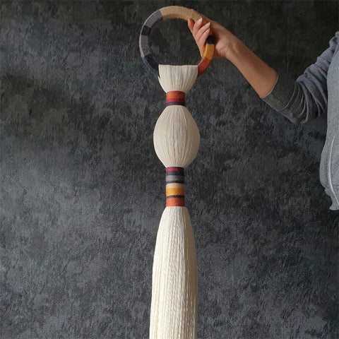 Modern Macrame Ball Tapestry