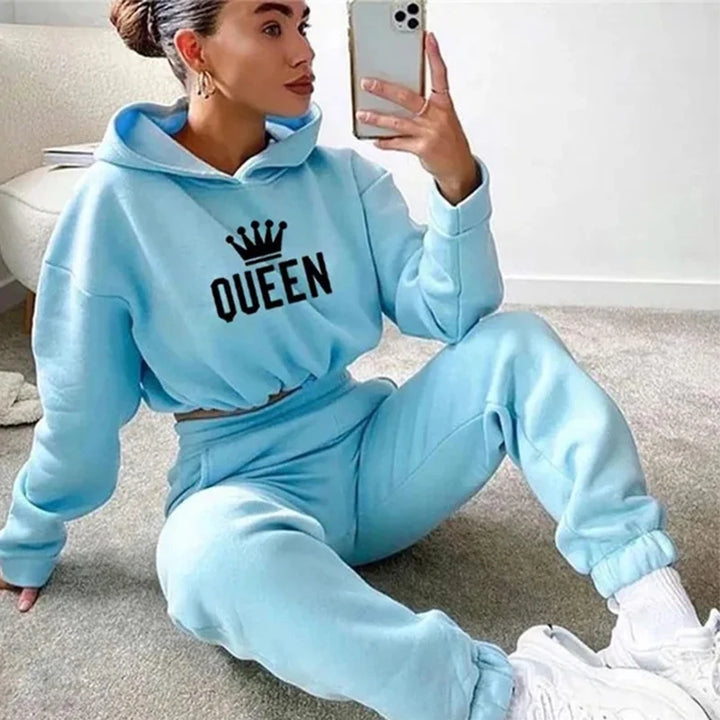 Autumn Winter Women’s Sweatshirt Set