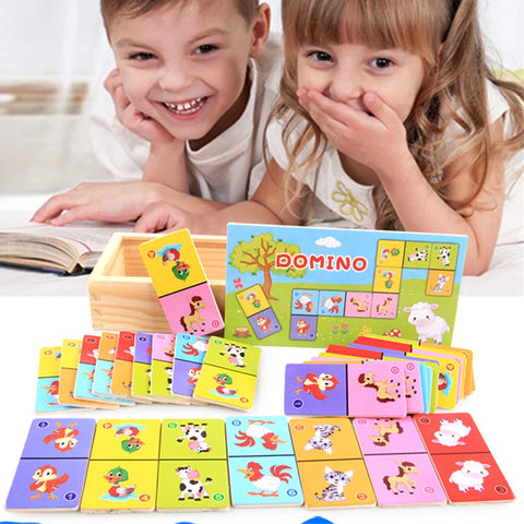 Montessori Animal Solitaire Domino