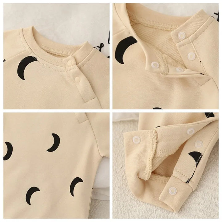 Newborn Moon &amp; Sun Print Bodysuit