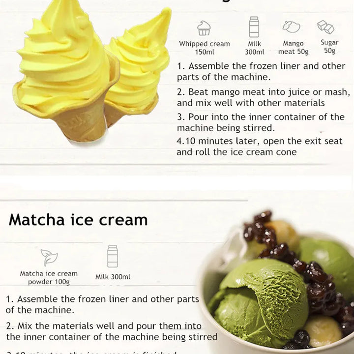 Mini Soft Ice Cream Machine