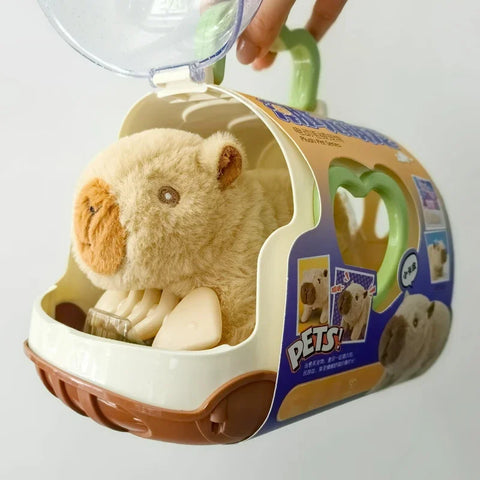 Electric Capybara Walking Plush Toy