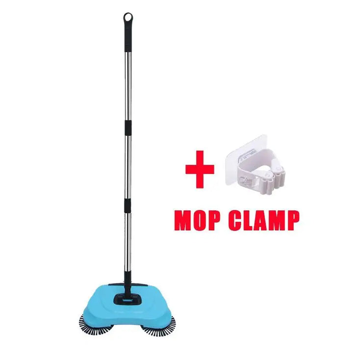 Hand Push Broom – Multifunctional Cleaning Tool with Long Handle & Auto Spiral Deep Clean System