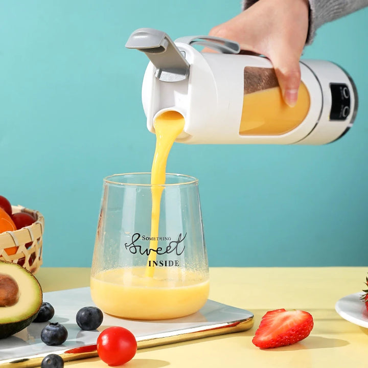 LED Display Portable Milkshake Mixer – Blend Anytime, Anywhere!
