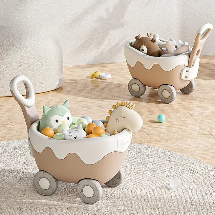 High Quality Mobile Children’s Toy Storage Cart