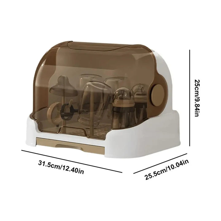 Portable Baby Bottle Drying Rack & Organizer