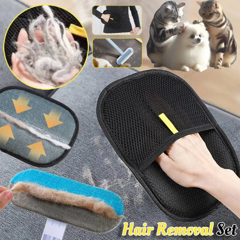 Pet Hair Removal Tool Set
