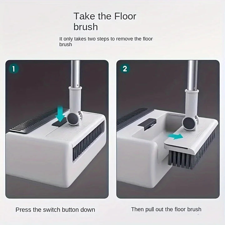 Three-in-One Broom Dustpan Set – Efficient Cleaning Made Easy