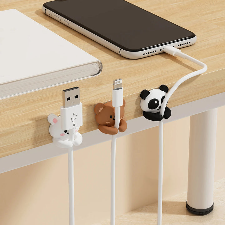 WORTHBUY Cute Desktop Cable Organizer Holder