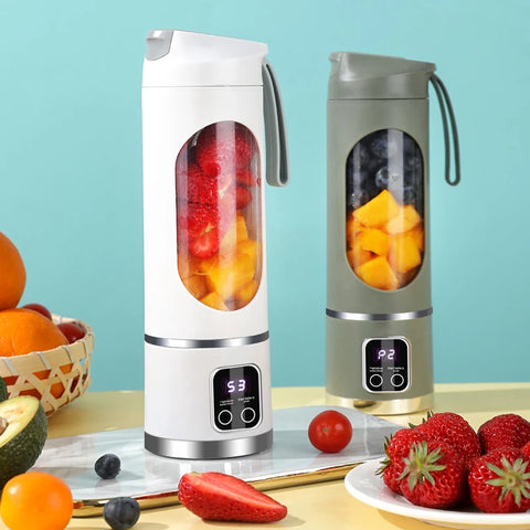 LED Display Portable Milkshake Mixer – Blend Anytime, Anywhere!