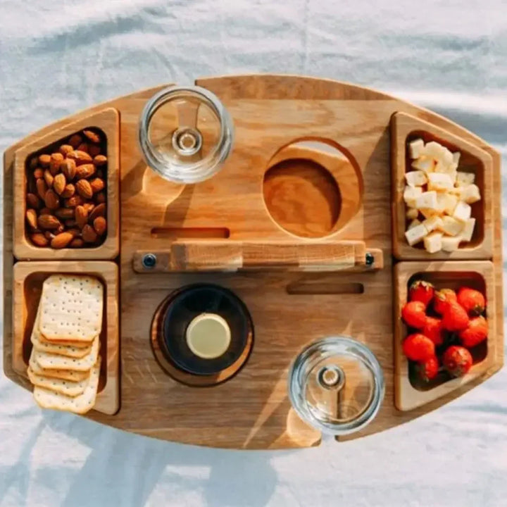 Outdoor Folding Wine Table