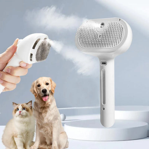 Dog Comb Pet Steam Massage Brush
