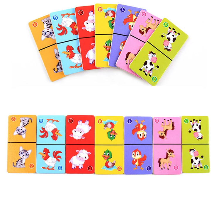 Montessori Animal Solitaire Domino