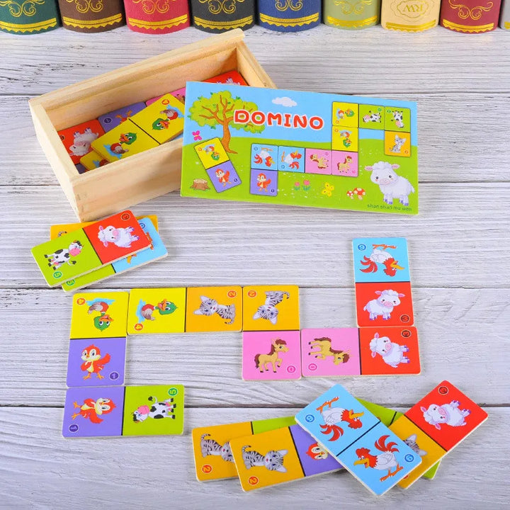 Montessori Animal Solitaire Domino
