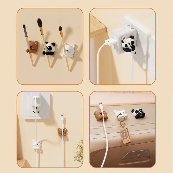WORTHBUY Cute Desktop Cable Organizer Holder