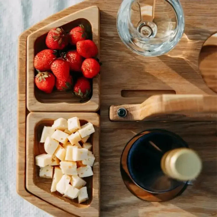 Outdoor Folding Wine Table