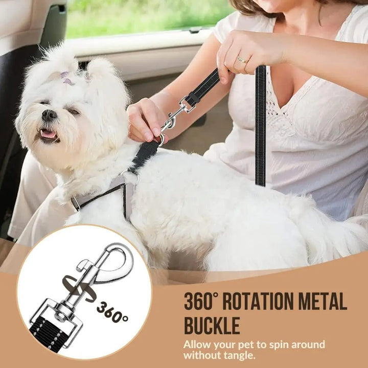 2-in-1 Dog Car Seat Belt