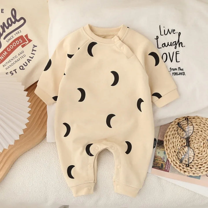 Newborn Moon &amp; Sun Print Bodysuit
