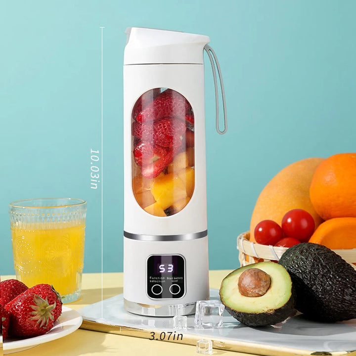 LED Display Portable Milkshake Mixer – Blend Anytime, Anywhere!