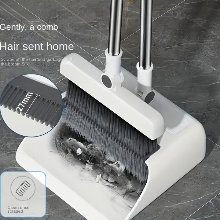 Three-in-One Broom Dustpan Set – Efficient Cleaning Made Easy