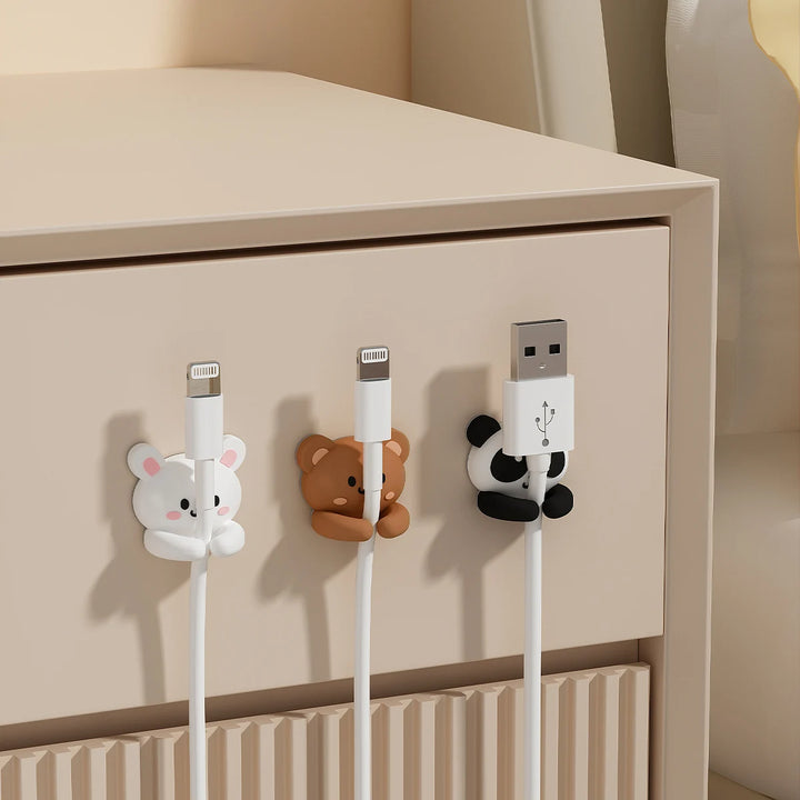 WORTHBUY Cute Desktop Cable Organizer Holder