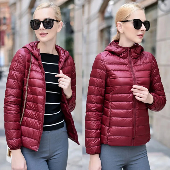 90% Ultra-Light Thin Down Jacket Women