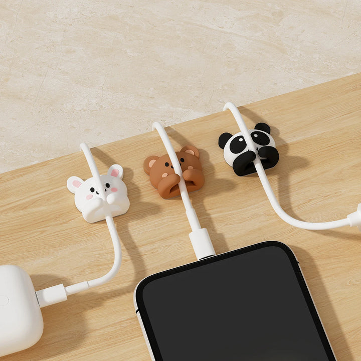WORTHBUY Cute Desktop Cable Organizer Holder