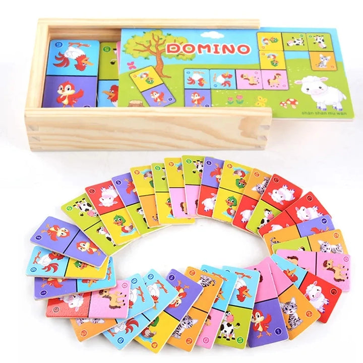 Montessori Animal Solitaire Domino