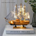 Wooden Sailboat Model