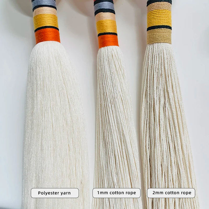 Modern Macrame Ball Tapestry