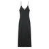 Women’s Summer Yellow V-Neck Sling Dress