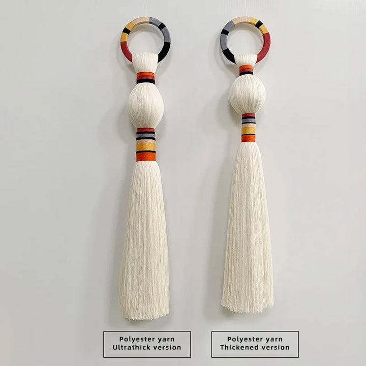 Modern Macrame Ball Tapestry