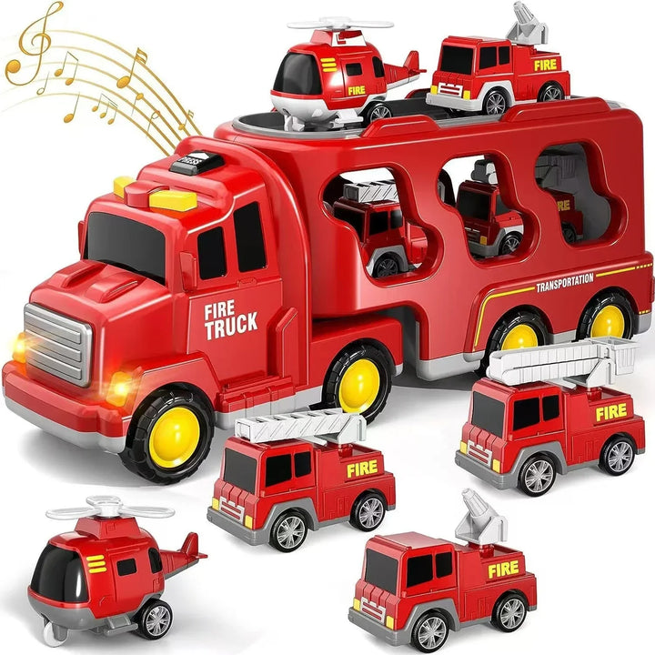 Friction Powered Storage Carrier Truck – 2-in-1 Transport & Toy Vehicle Set