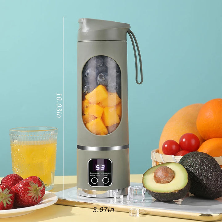 LED Display Portable Milkshake Mixer – Blend Anytime, Anywhere!