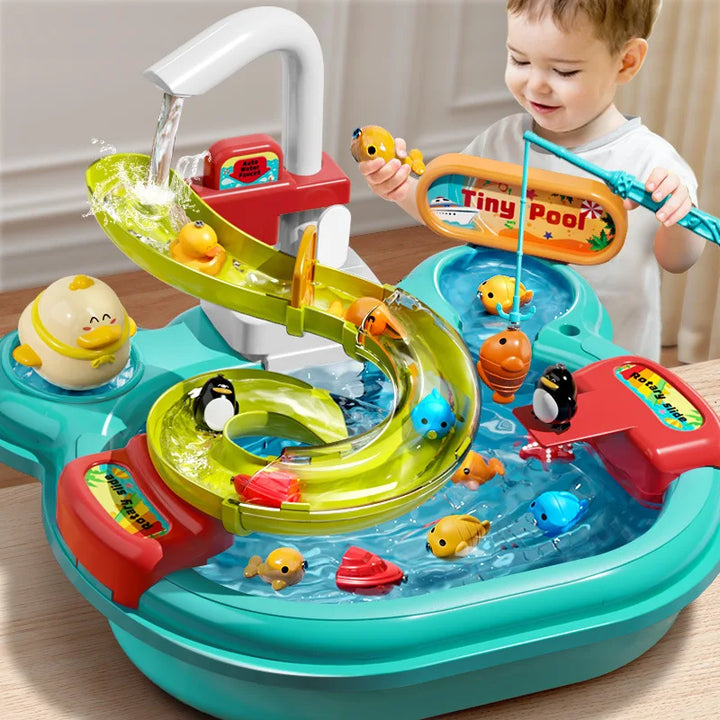 Children’s Electric Dishwasher &amp; Water Play Kitchen Toy