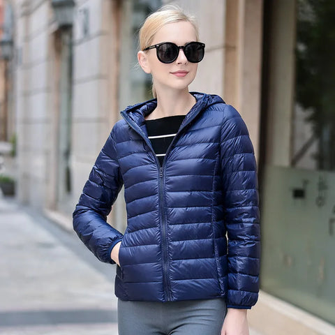 90% Ultra-Light Thin Down Jacket Women