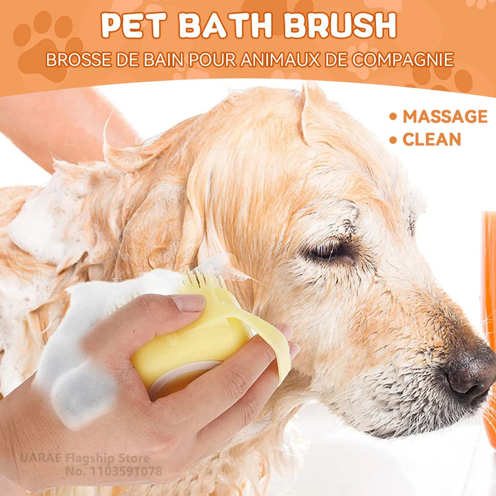 Dog Bathing &amp; Massage Brush