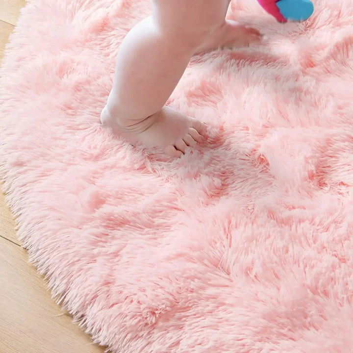 Super Soft Plush Round Rug Mat