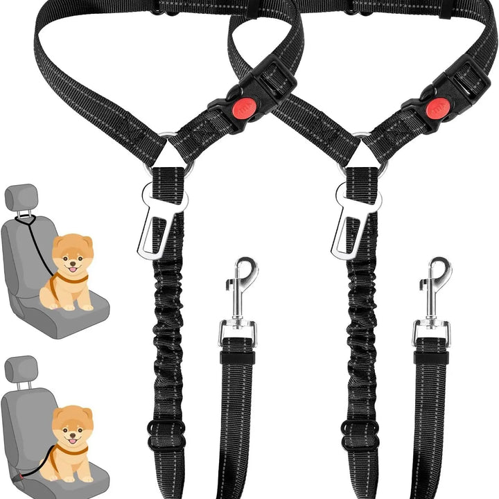 2-in-1 Dog Car Seat Belt