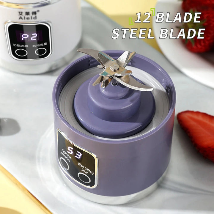 LED Display Portable Milkshake Mixer – Blend Anytime, Anywhere!