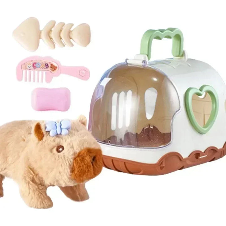 Electric Capybara Walking Plush Toy