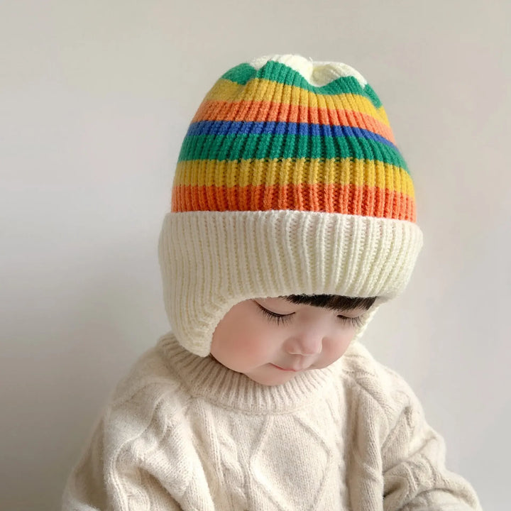 Baby Wool Hat with Bear Ears