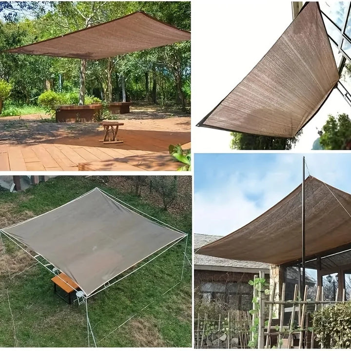 Durable Brown UV Protection Canopy